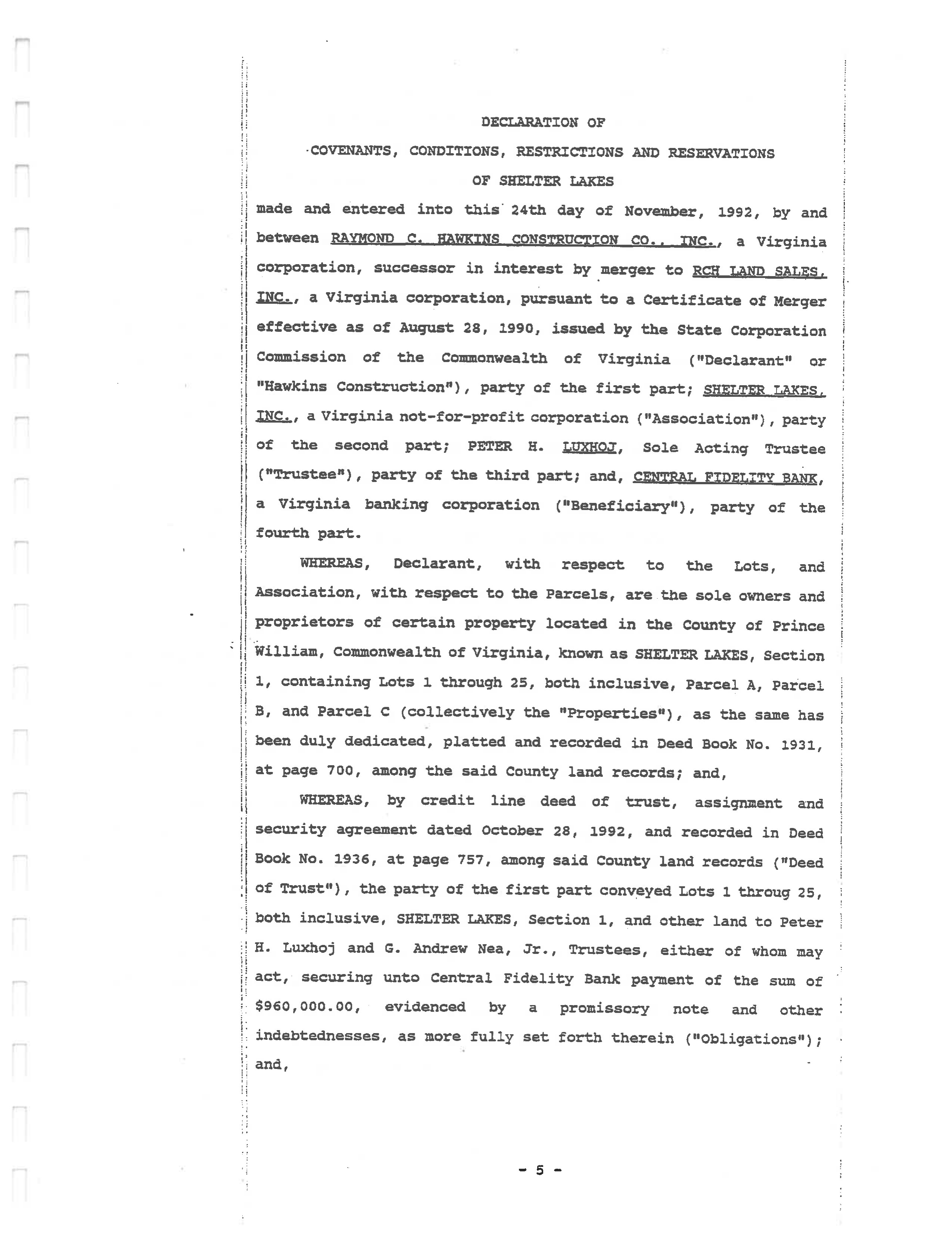 Original scan of page 31, Declaration opening